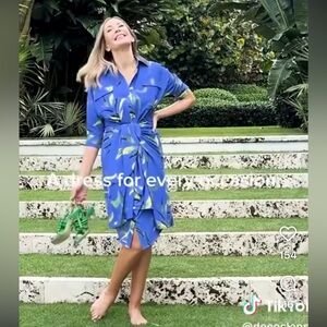 DO By Dee Ocleppo 🌸 Bobbi Floral Stretch cotton midi dress